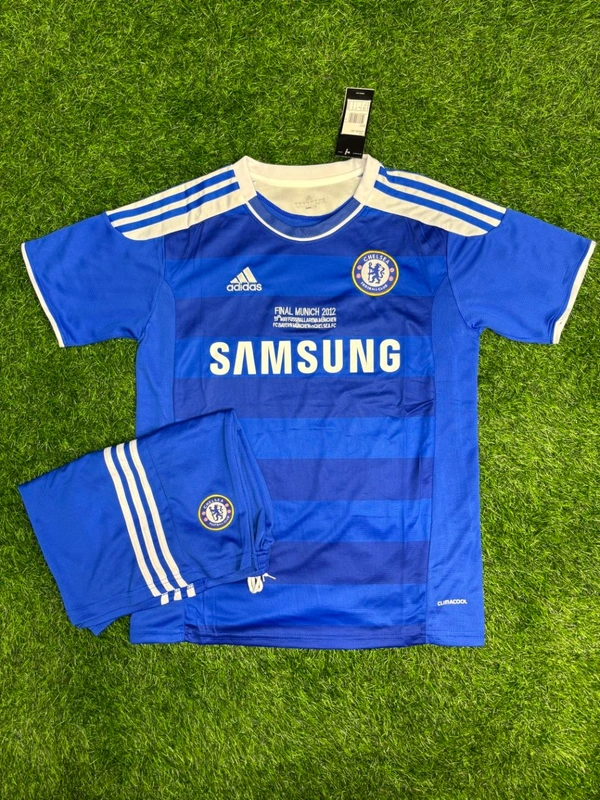 Retro Chelsea FC Home 2012 Final Jersey Fan Edition With Short  - L