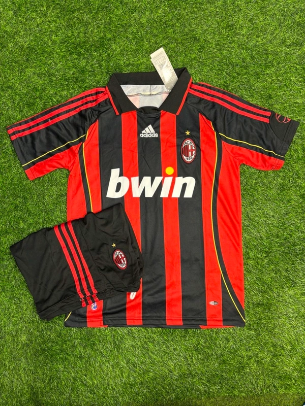 Retro AC Milan 2006 Home Kit Fan Edition With Short - XL