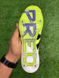 Predator Elite White Green Colour Low-top FG With Lace  - 6