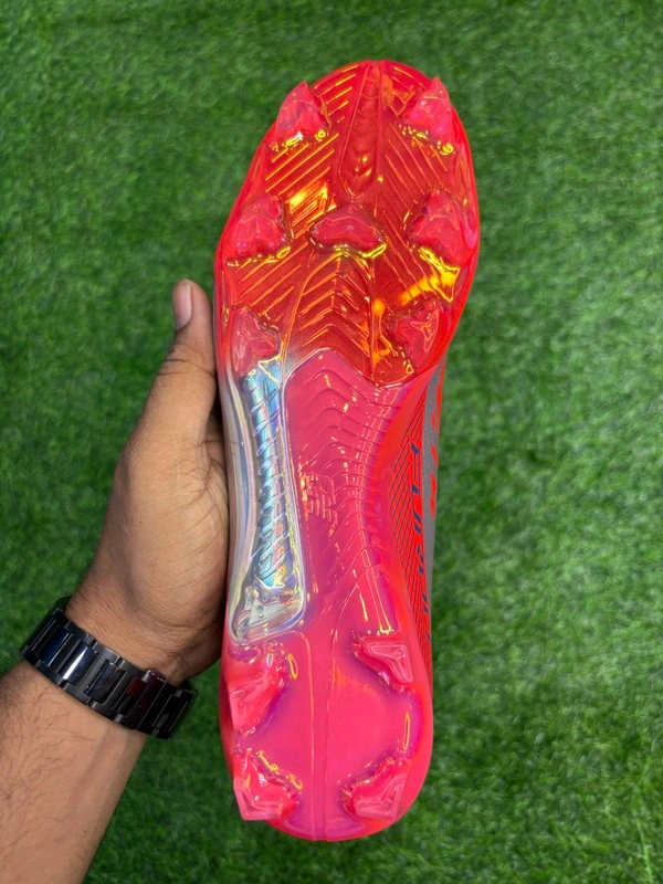 Unisex Furon Elite FG V8 Red Colour Low-top With lace  - 6