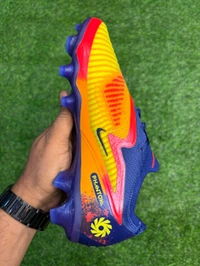 Phantom 6 Luna III Elite Yellow Blue Low-top FG With Lace - 7.5