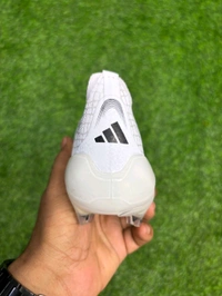 Predator Elite White And Green Low-top FG Without Lace  - 8