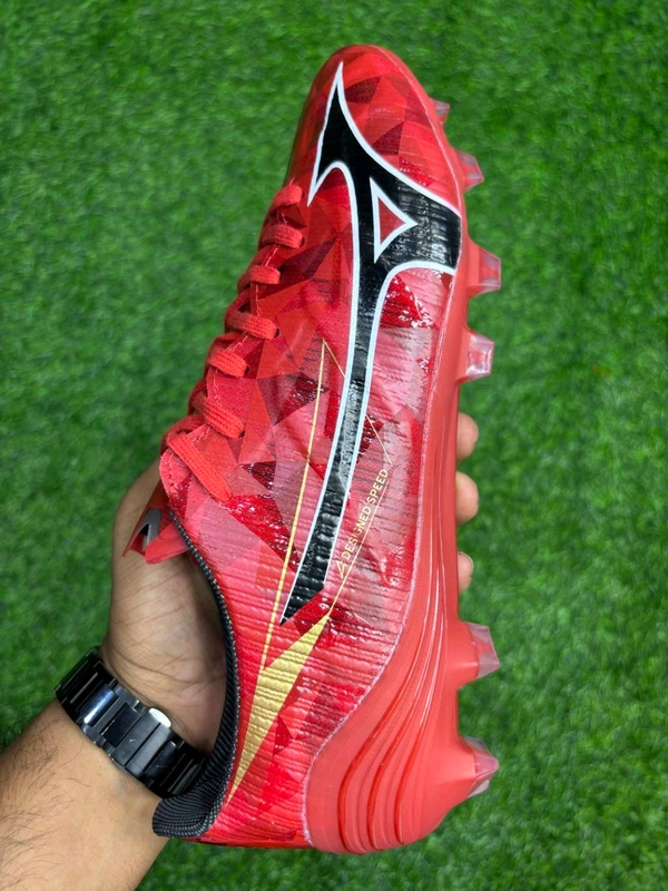 Alpha II Red Colour Low-top FG With Lace - 9.5