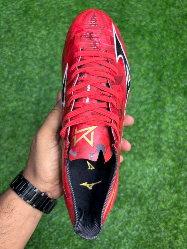 Alpha II Red Colour Low-top FG With Lace - 10.5