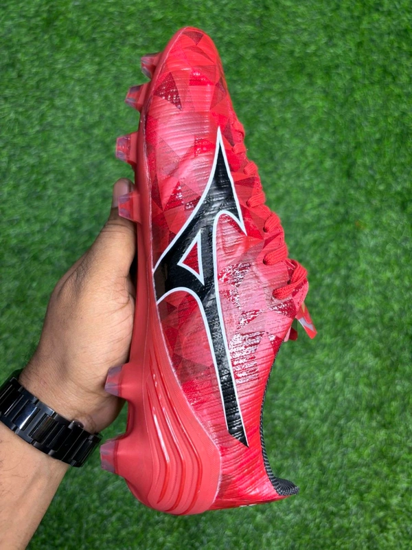 Alpha II Red Colour Low-top FG With Lace - 10.5