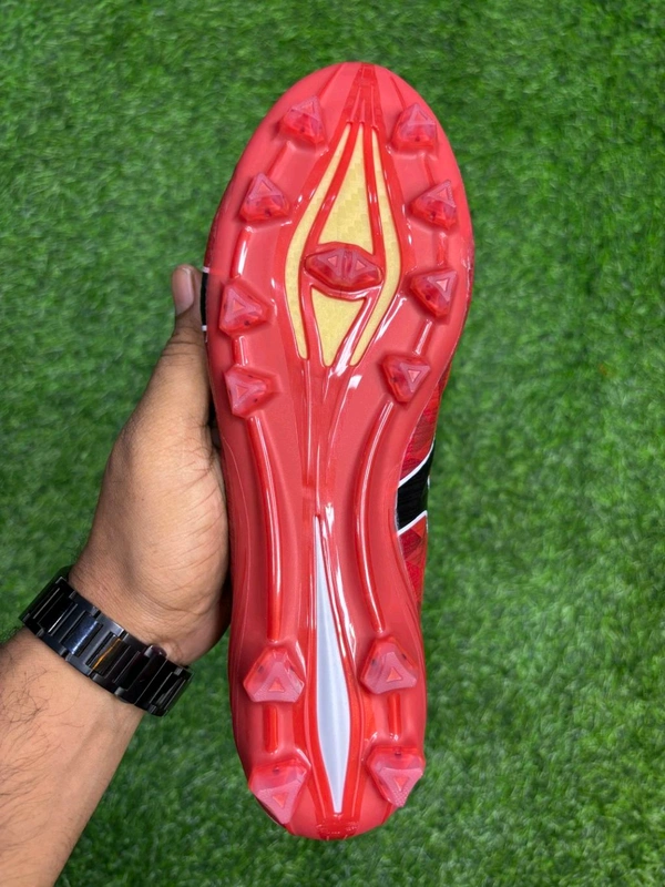 Alpha II Red Colour Low-top FG With Lace - 10.5