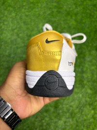 Total 90 III Futsal 5 White And Gold Colour With Lace - 8.5