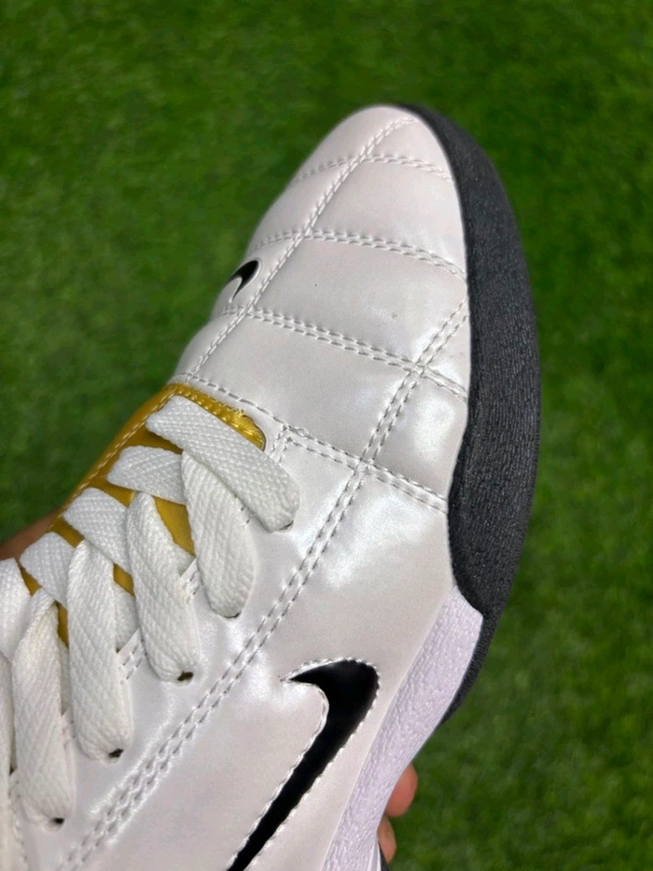 Total 90 III Futsal 5 White And Gold Colour With Lace - 8.5