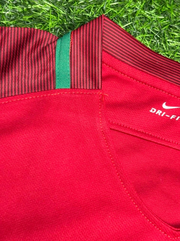 Retro Portugal 2016 Home Long Sleeve Jersey  - M