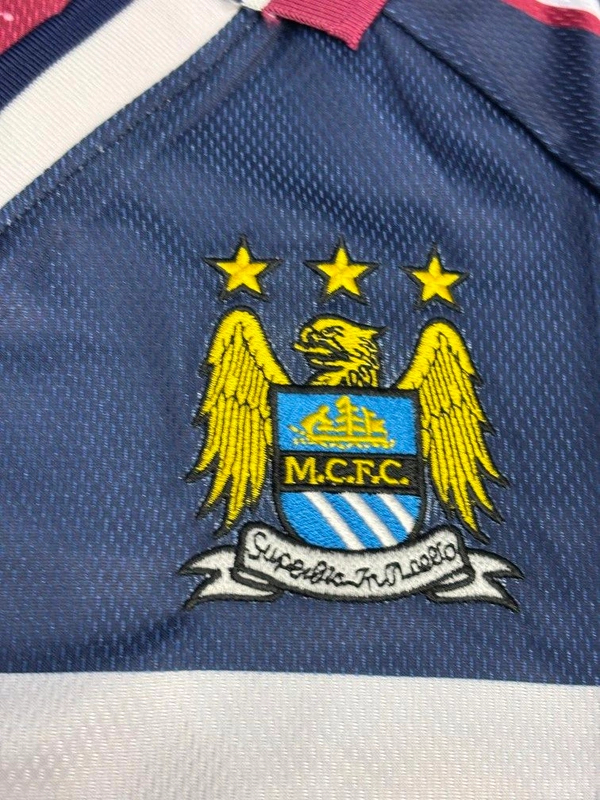 Retro Manchester City 1997/98 Away Kit Half Sleeve  - M
