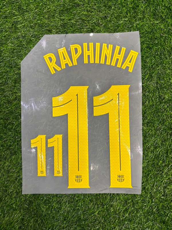 FC Barcelona 25/26 Home Official Print  - RAPHINHA 11