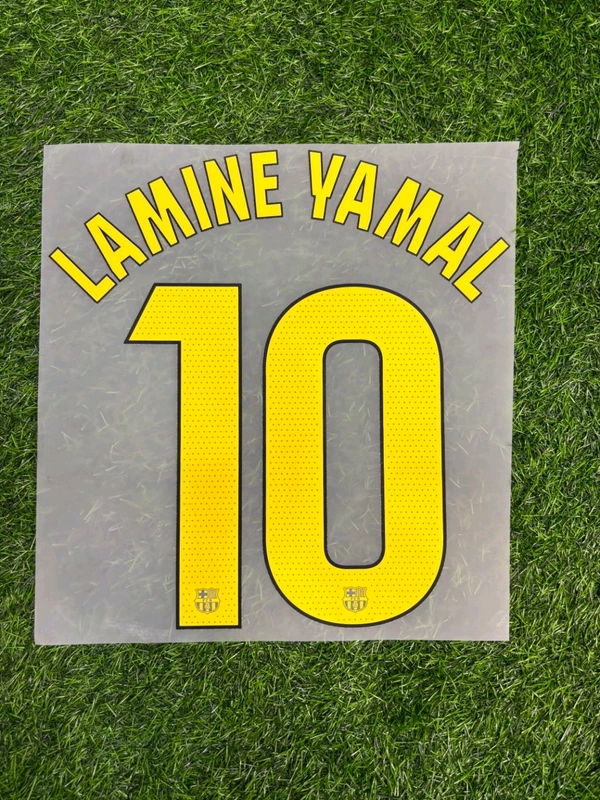 FC Barcelona 25/26 Home Official Print  - LAMINE YAMAL 10 UCL