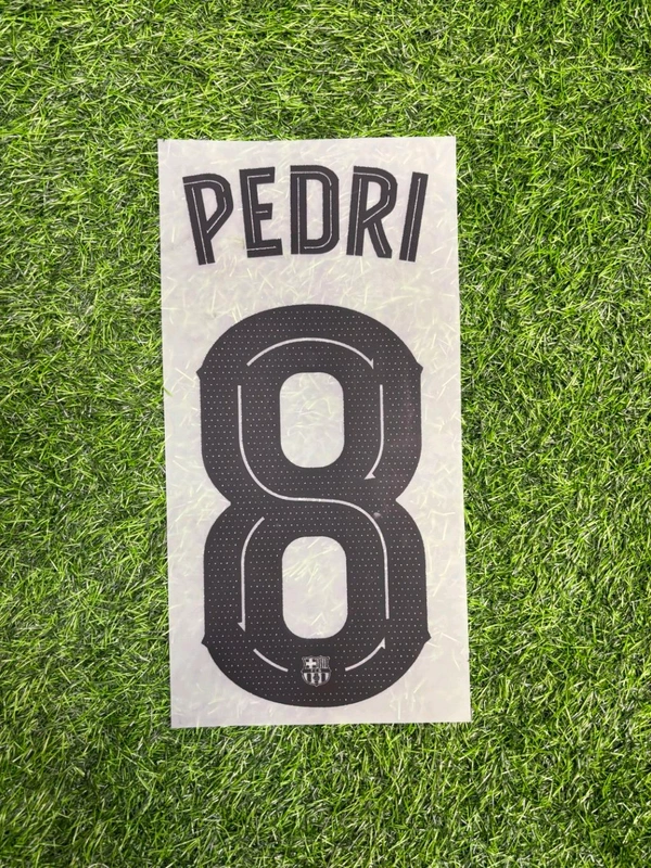 FC Barcelona 25/26 Away Official Print  - PEDRI 8