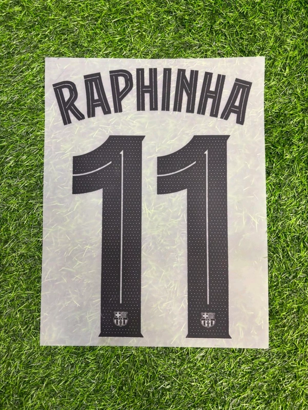 FC Barcelona 25/26 Away Official Print  - RAPHINHA 11