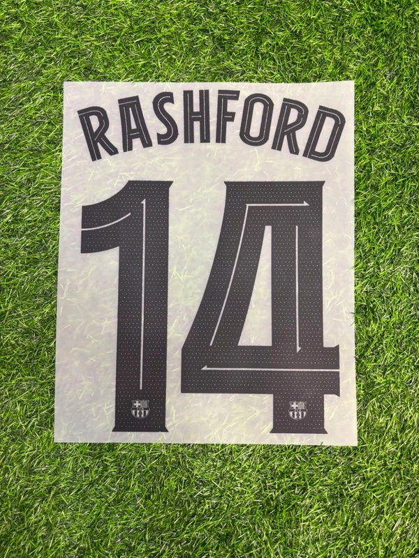 FC Barcelona 25/26 Away Official Print  - RASHFORD 14