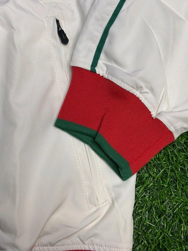 Portugal National Football Team White Colour Windbreaker  - M