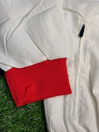 Liverpool FC White And Black Colour Windbreaker  - S