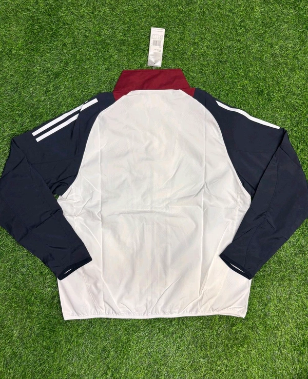 Manchester United White Colour Windbreaker  - L