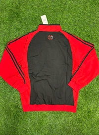 AC Milan Red And Black Colour Windbreaker  - XL