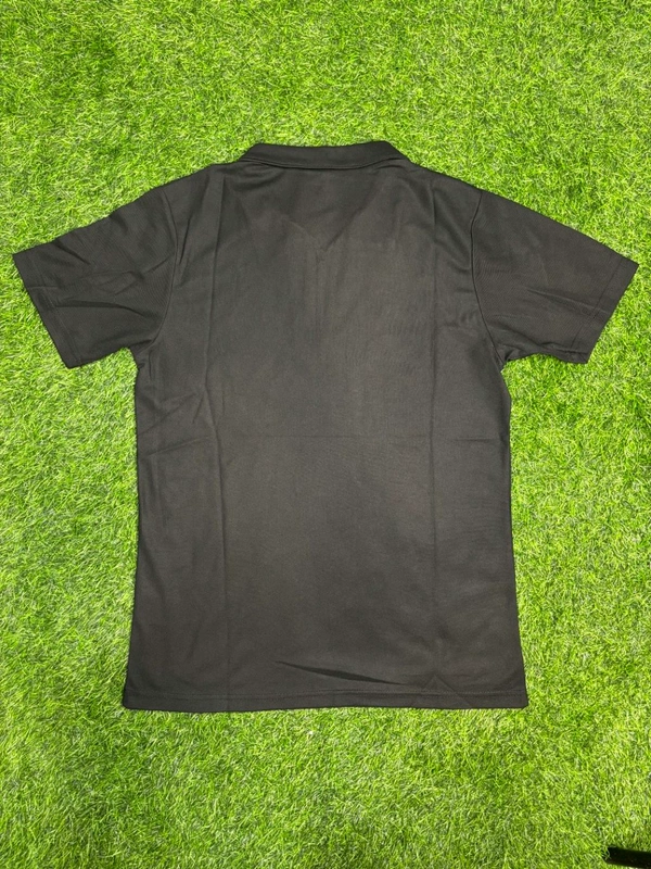 PSG Black Colour Polo Shirt With Zipper  - XL