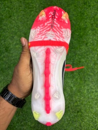 Predator Foldover Elite Red And White Colour FG With Lace  - 10.5