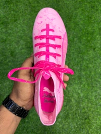 Ultra Ultimate Baby Pink Colour FG Low-top With Lace  - 6.5