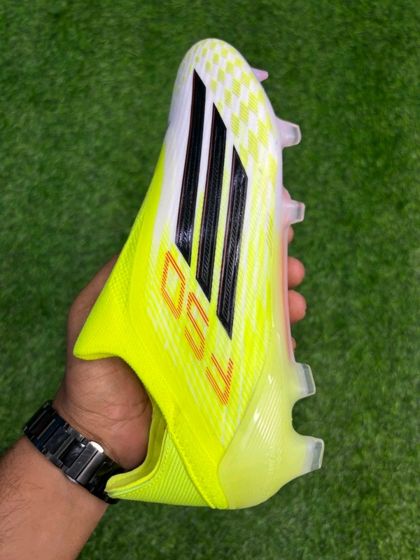 F50 Elite Light Yellow Colour Low-top FG Without Lace  - 6.5
