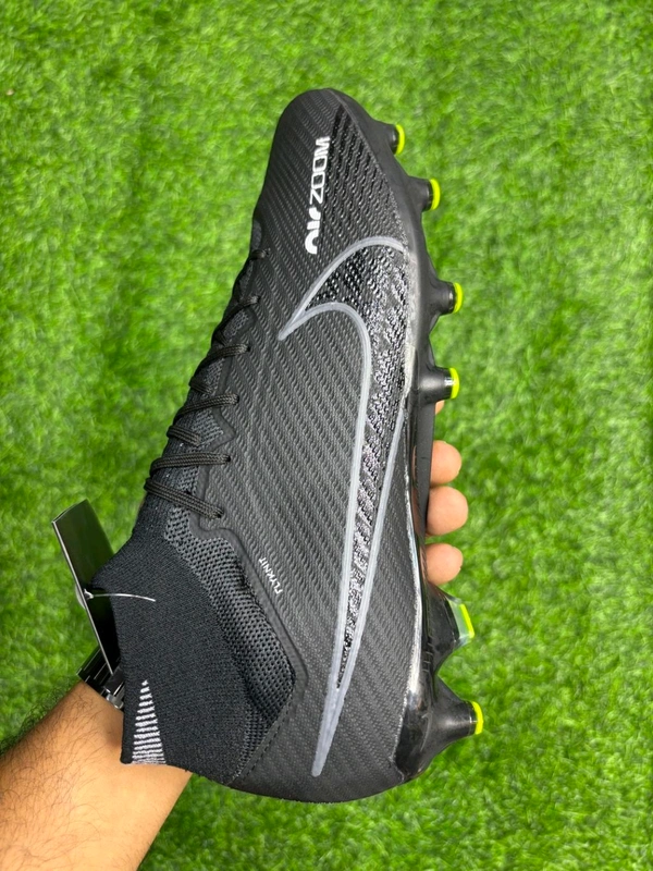 Mercurial Superfly 9 High-top FG/AG Black Colour  - 7.5