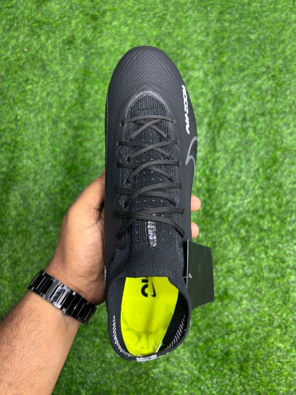 Mercurial Superfly 9 High-top FG/AG Black Colour  - 7.5
