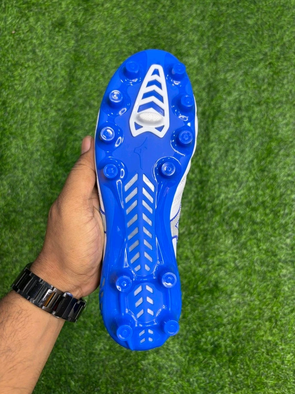 Mizuno Neo White And Blue Low-top FG With Lace - 8