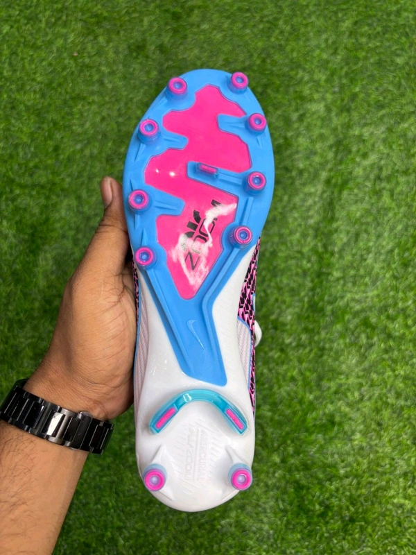 Mercurial Superfly 9 High-top FG/AG White Colour  - 7.5