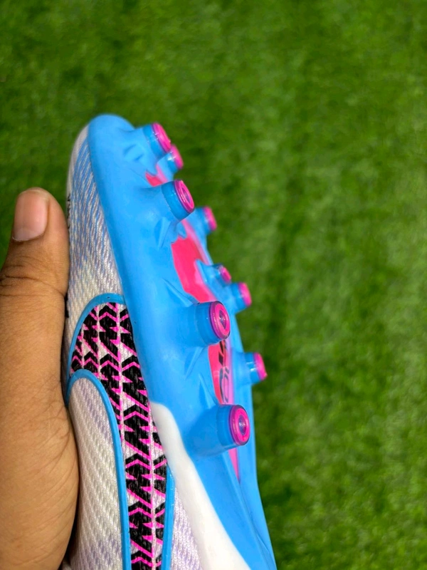 Mercurial Superfly 9 High-top FG/AG White Colour  - 7.5