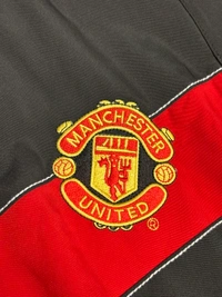 Manchester United Black And Red Colour Windbreaker Jacket  - XL