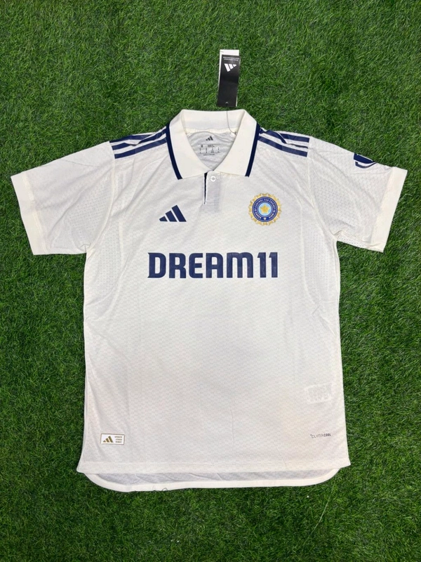 India Cricket Test Player Edition Jersey - M