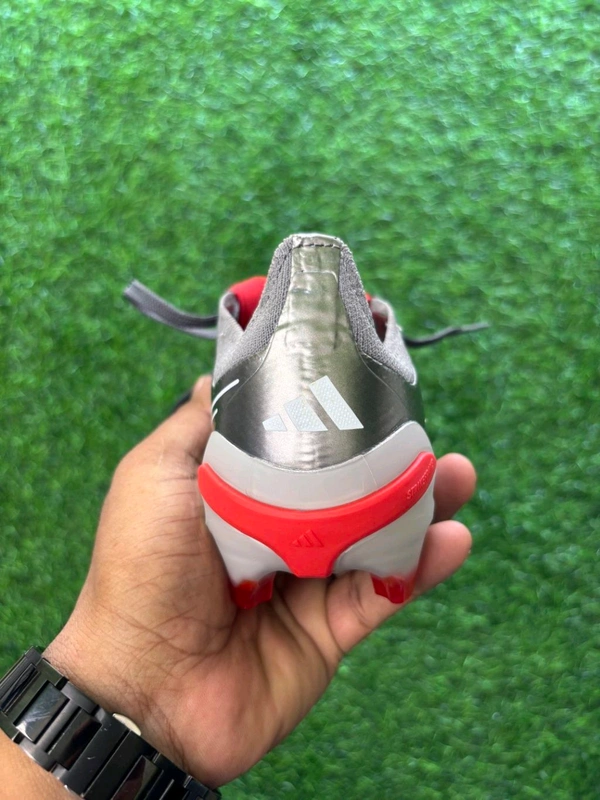 Predator Elite Foldover FG Grey Colour With lace  - 6.5