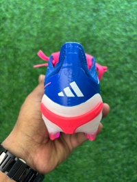 Predator Elite Foldover Blue And Pink Colour FG With Lace - 7.5