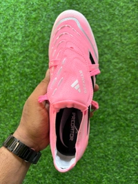 Predator Elite Foldover Baby Pink Colour FG BECKHAM Edition - 7.5