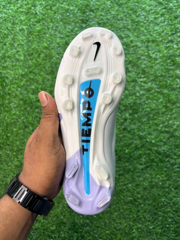 Tiempo Legend 9 Elite White Low-top FG With Lace  - 7.5