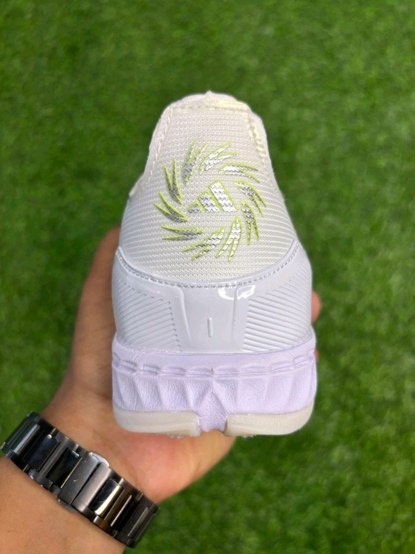 F50 Elite White And Light Green Colour AG/Turf With Lace - 6