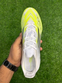 F50 Elite White And Light Green Colour AG/Turf With Lace - 9.5