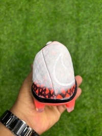 Hypervenom Phantom 3 White Orange Low-top FG With Lace(Colour Changing) - 7