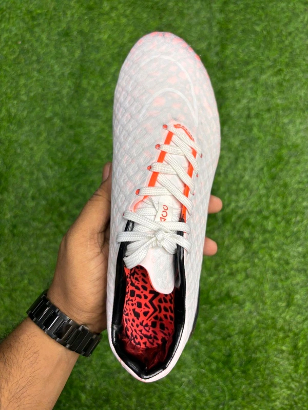 Hypervenom Phantom 3 White Orange Low-top FG With Lace(Colour Changing) - 8.5