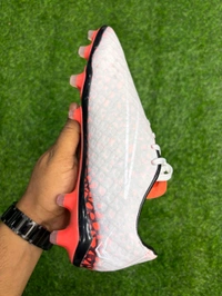 Hypervenom Phantom 3 White Orange Low-top FG With Lace(Colour Changing) - 8.5