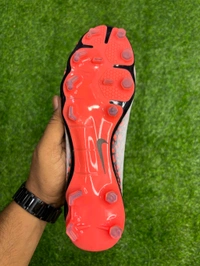 Hypervenom Phantom 3 White Orange Low-top FG With Lace(Colour Changing) - 8.5