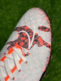 Hypervenom Phantom 3 White Orange Low-top FG With Lace(Colour Changing) - 9