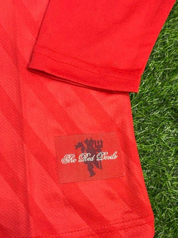 Retro Manchester United 2008 Home Fan Edition Full Sleeve With Short  - S