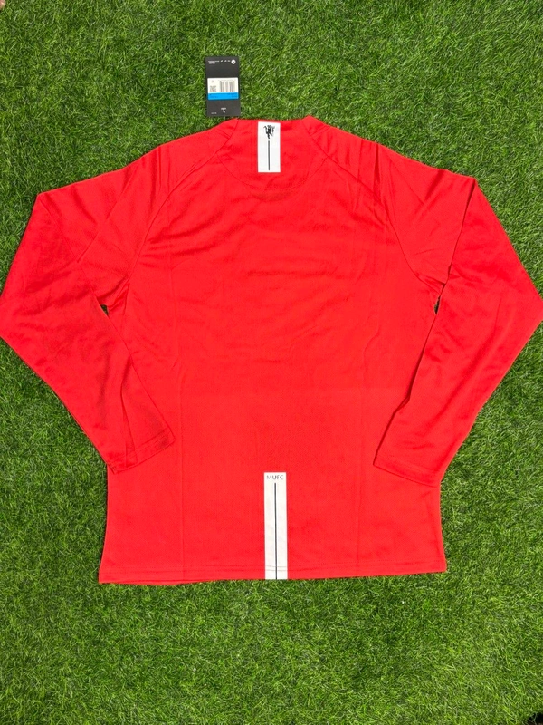 Retro Manchester United 2008 Home Fan Edition Full Sleeve With Short  - S