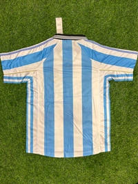 Retro Argentina 1998 World Cup Home Kit Half Sleeve  - S