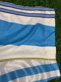 Retro Argentina 1998 World Cup Home Kit Half Sleeve - L