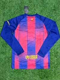 FC Barcelona 25/26 Home Kit Fan Edition Full Sleeve With Short - S